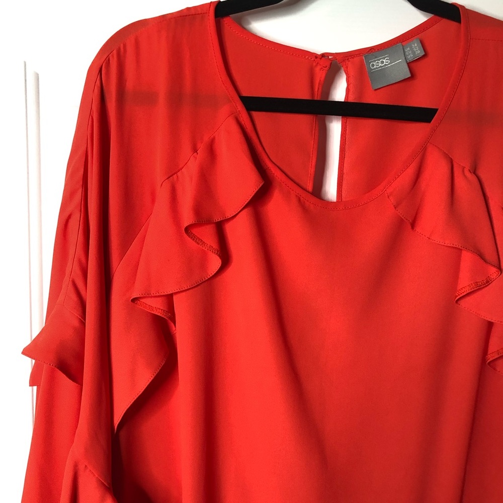 ASOS Curve Women’s Ruffle Blouse